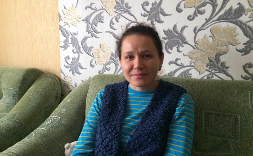 Spendenübergabe an Witwe Lesja Ruda – Schytomyr 12.10.2016 – Bericht 33/2016